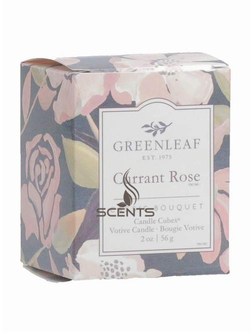 Аромасвеча кубик Greenleaf Смородина и роза Currant Rose
